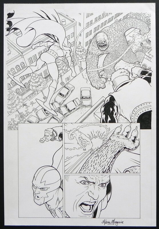 Kevin Maguire, Justice League (épisode ? page ?) - Planche originale