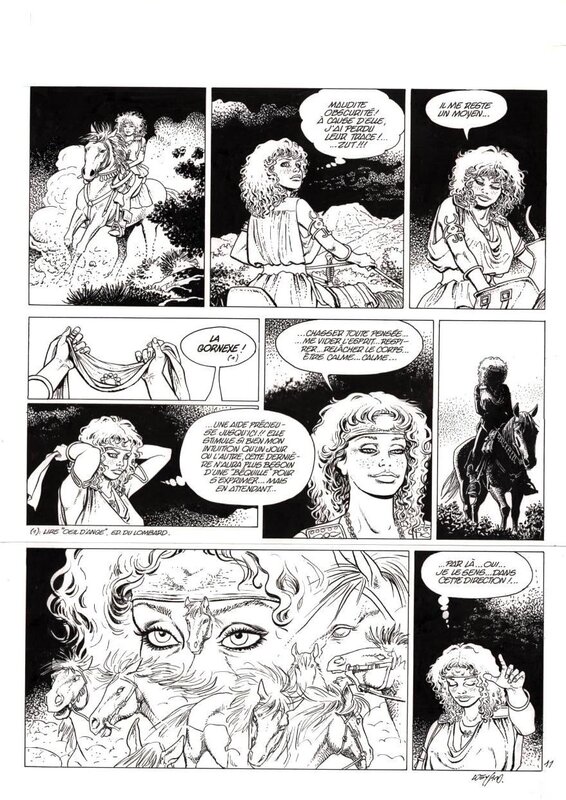 Michel Weyland, Aria - T13 Le cri du prophète - Pl 11 - Planche originale