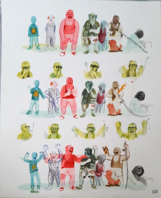 Brecht EVENS - LES AMATEURS - Planche originale