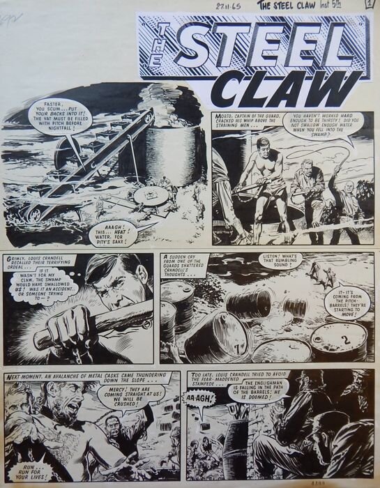 Jesús Blasco, The Steel Claw (Main d'acier) - Comic Strip