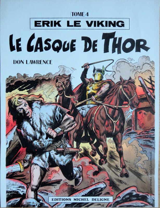 Jacques Géron, Don Lawrence, Erik le viking : Le casque de Thor - Original Cover