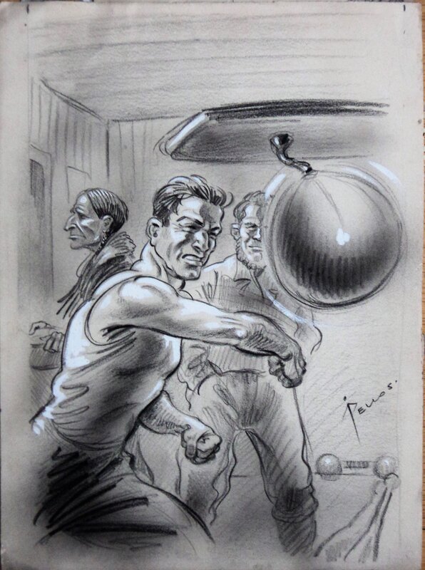 René Pellos, Illustrations pour ? - Illustration originale