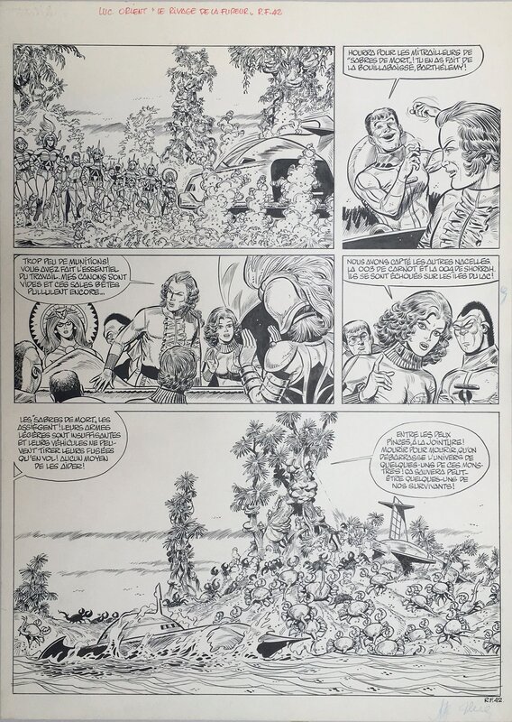 Eddy Paape, Luc Orient - Le rivage de la fureur p42 - Comic Strip