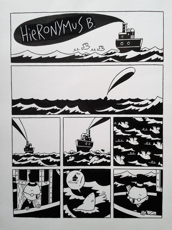 Hieronymus B. (1/2) par Ulf K. - Planche originale