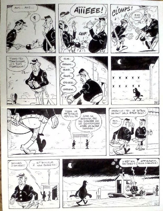 Michel Janvier, Rantanplan Le Fugitif - Comic Strip