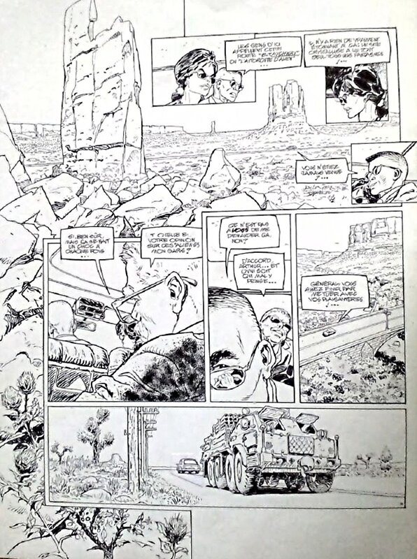 Antonio Parras, Patrick Cothias, Le lievre de mars T6 - Planche originale