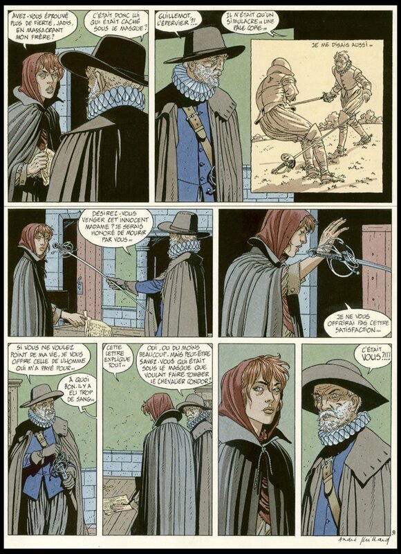 André Juillard, Patrick Cothias, 1995 - Plume aux vents - La folle et l'assassin - Planche 31 - Comic Strip