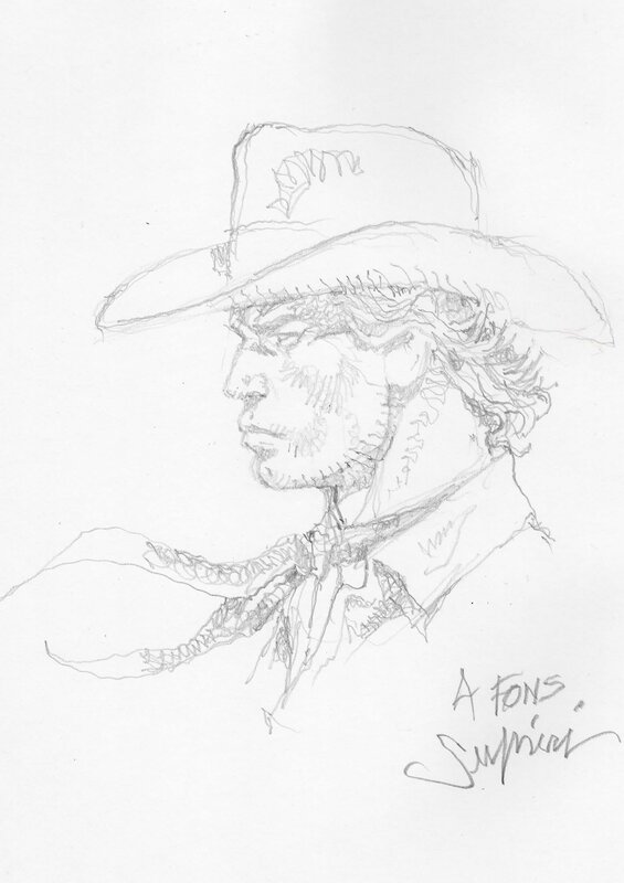 Serpieri Tex Willer - Sketch