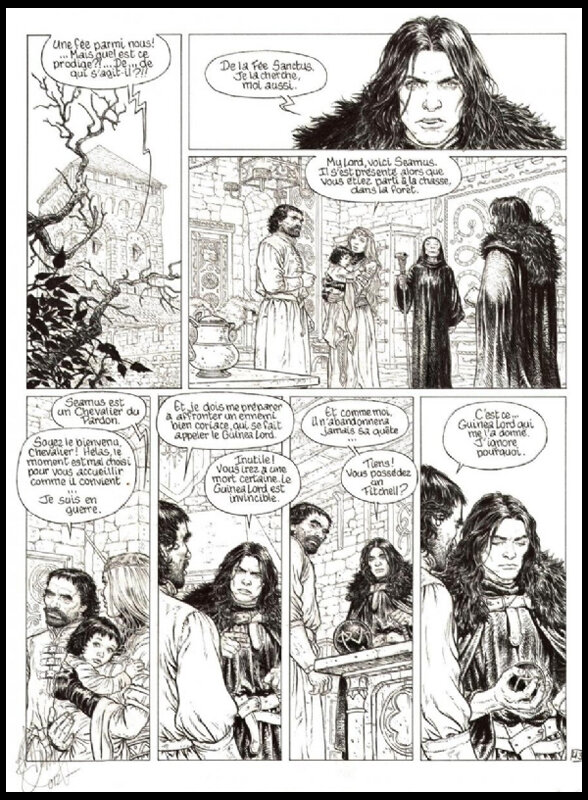 2011 - Complainte des landes perdues - Delaby - Planche originale