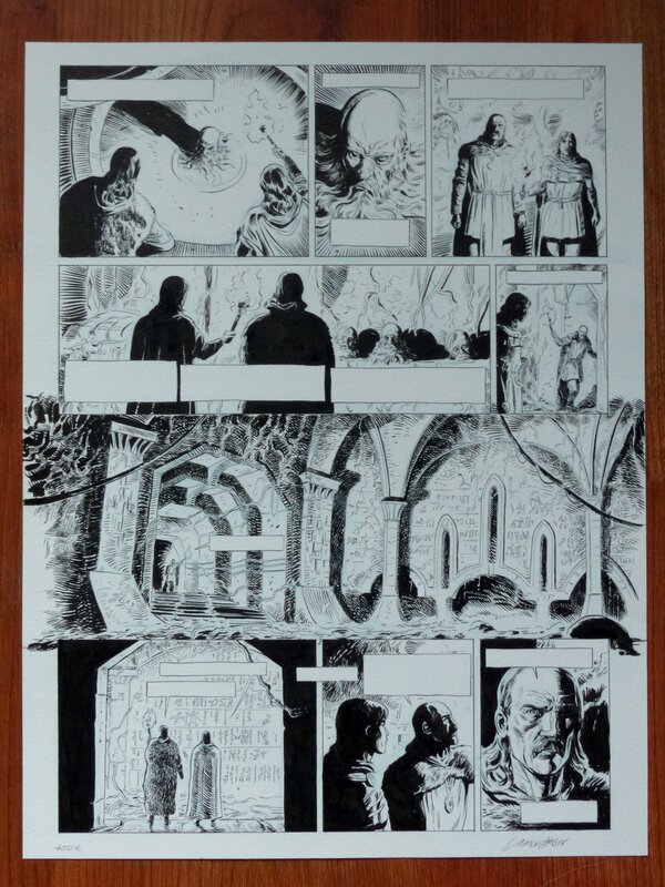 Jacques Lamontagne, Les Druides tome 9 page 20 - Planche originale