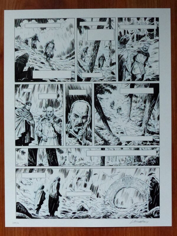 Jacques Lamontagne, Les Druides tome 9 page 7 - Planche originale