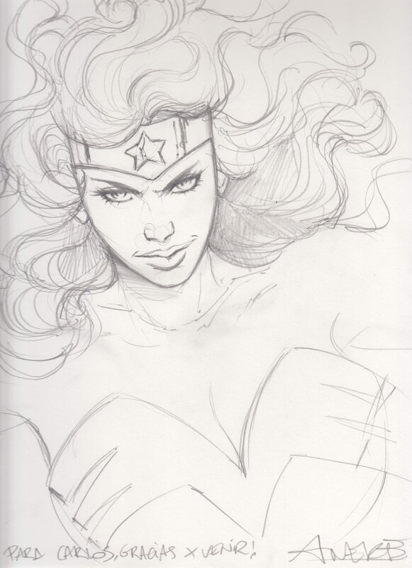 Wonder Woman by Aneke - Original art