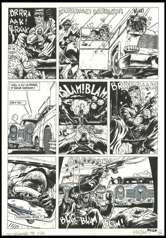 Mezzo, Michel Pirus, 1991 - Les désarmés - tome 2 - Planche 24 - Comic Strip