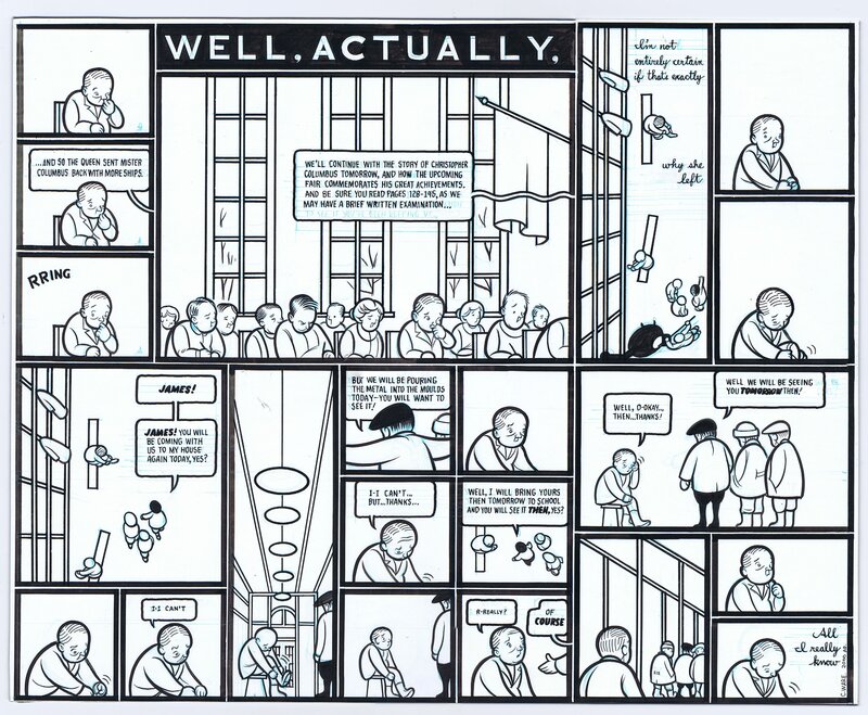 Chris Ware, Jimmy Corrigan - original page - Comic Strip