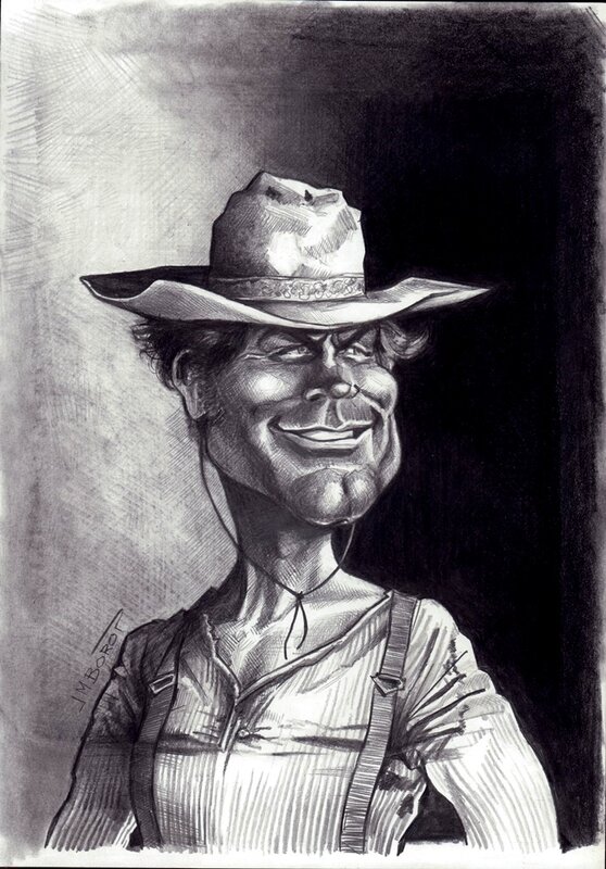 Jean-Marc Borot, Mon nom est Personne, Terrence Hill. - Illustration originale