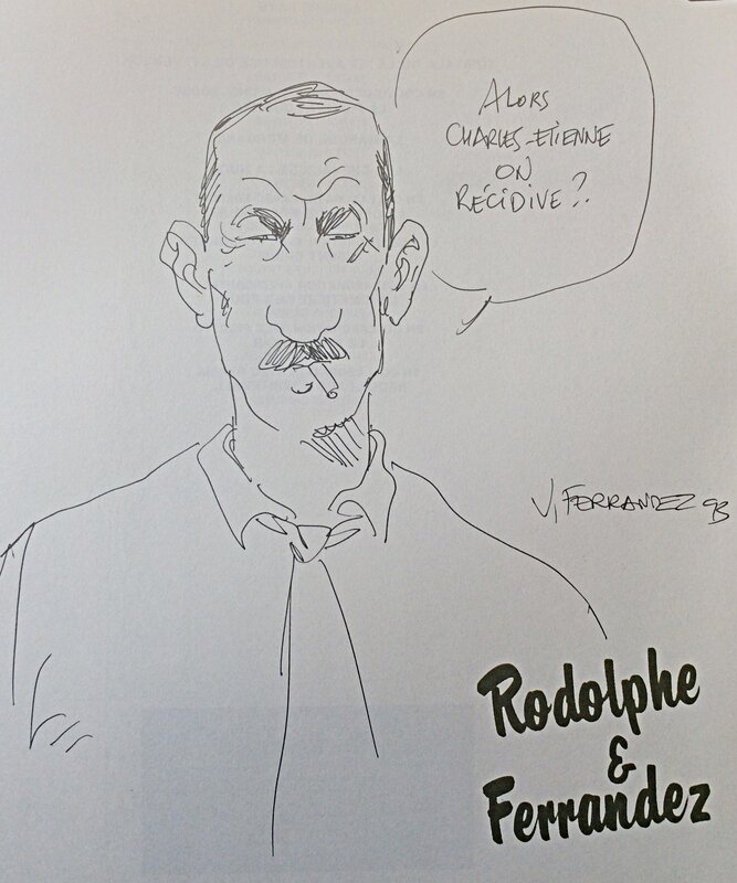 Commissaire Raffini by Jacques Ferrandez - Sketch