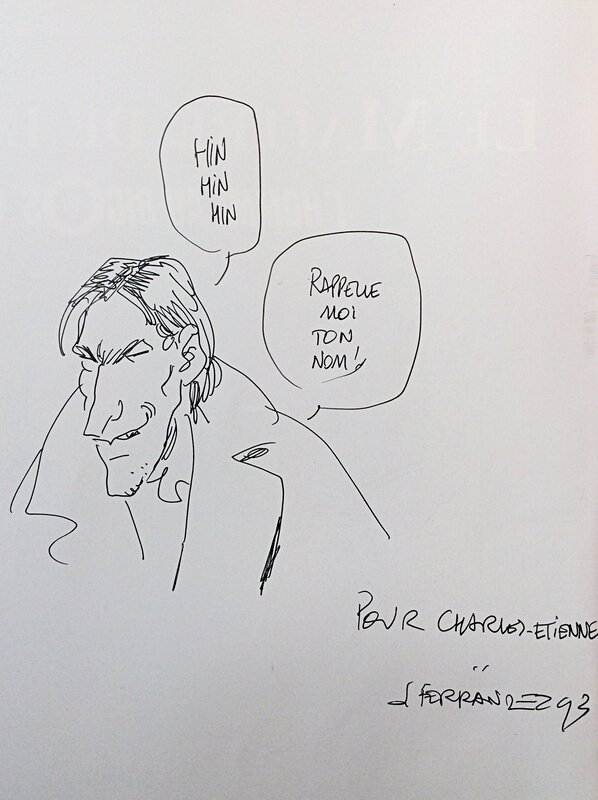 Commissaire Raffini by Jacques Ferrandez - Sketch