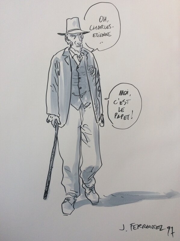 L'eau des collines by Jacques Ferrandez - Sketch