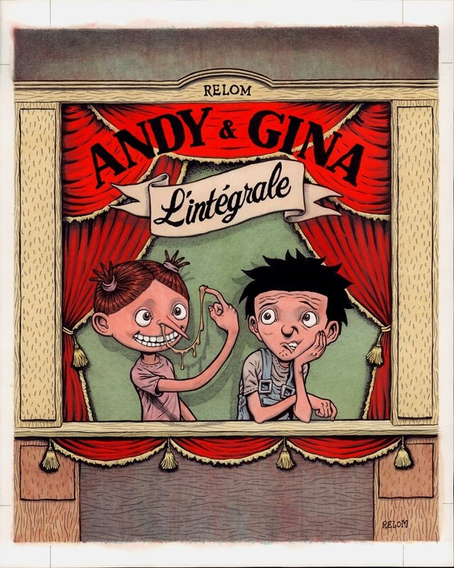 Relom, Andy et Gina - couverture de l'intégrale - Couverture originale