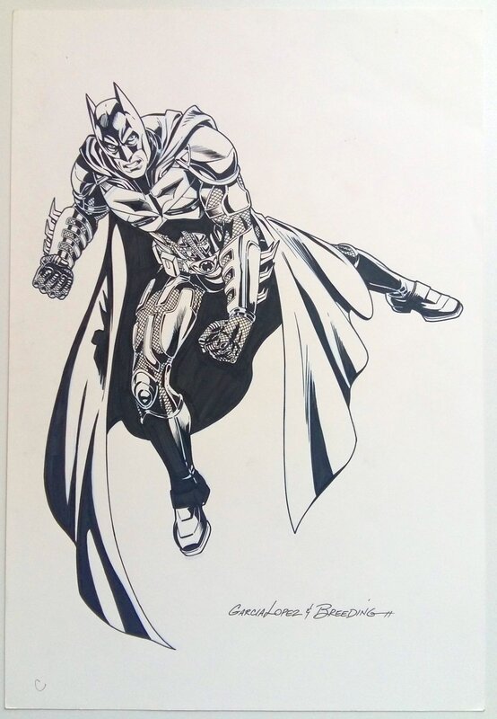 José Luis García-López, Brett Breeding, Batman The Dark Knight Rises - DC licensing art - (2011) - Illustration originale