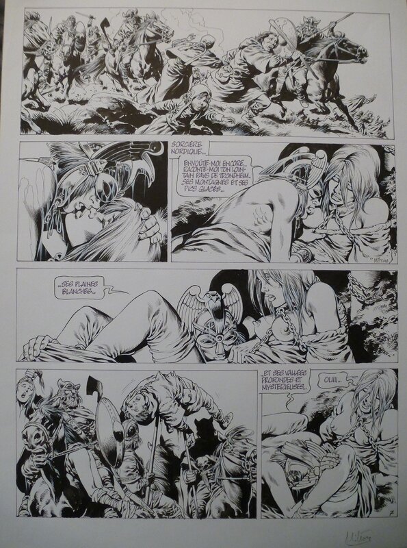 Jean-Yves Mitton, Chroniques Barbares tome 2 planche 7 - Comic Strip