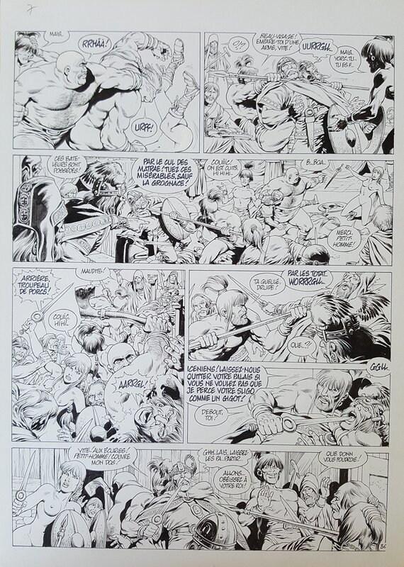 Jean-Yves Mitton, Vae Victis Tome 7 Planche 36 - Planche originale