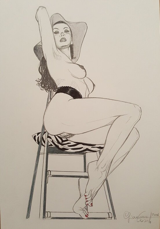 Pin-Up Giovanna Casotto - Planche originale