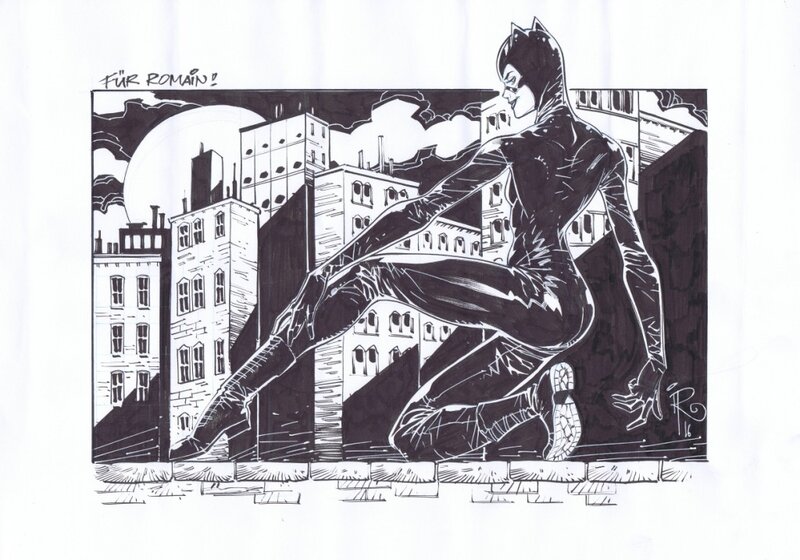 Catwoman par Römling - Illustration originale