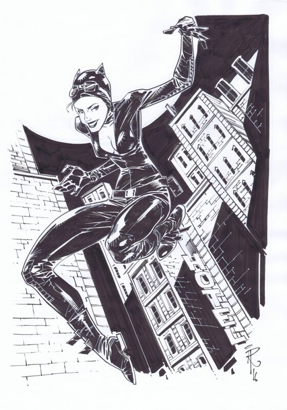Catwoman par Römling - Illustration originale