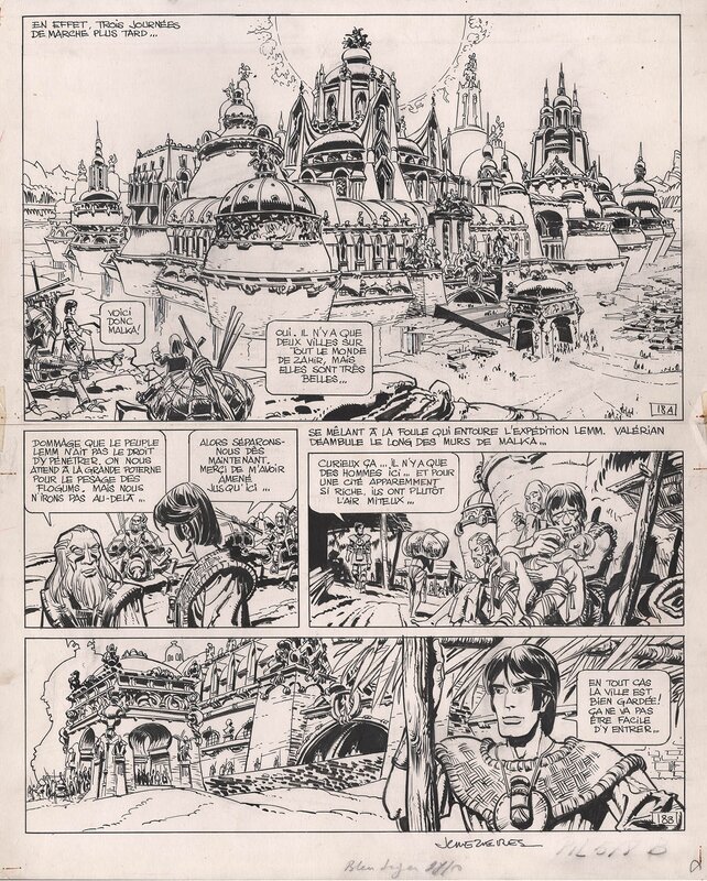 Jean-Claude Mézières, Valerian Le pays sans étoile   Planche 18 - Comic Strip