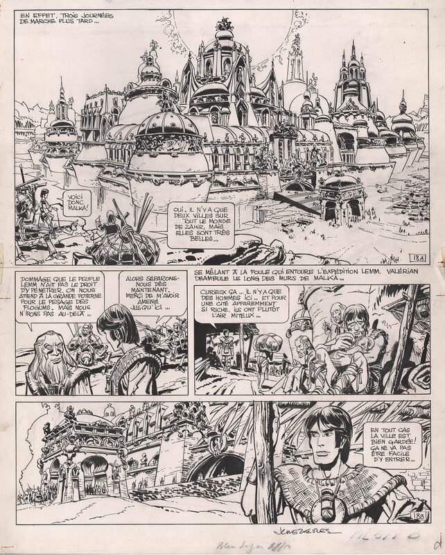 Jean-Claude Mézières, Valerian Le pays sans étoile   Planche 18 - Planche originale