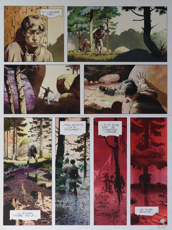 En vente - Deadline page 42 par Christian Rossi - Planche originale