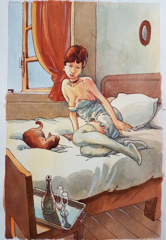 Rèverie by Étienne Le Roux - Original Illustration