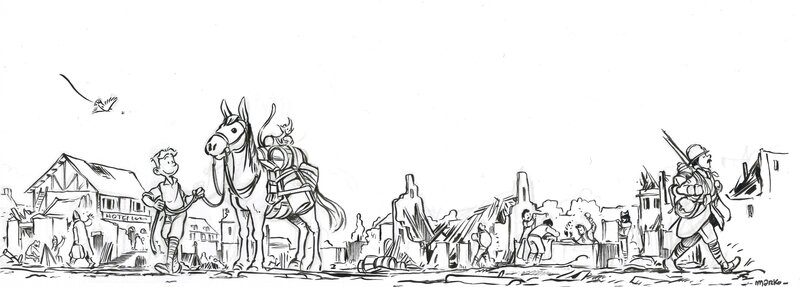 Les Godillots 1 by Marko - Original Illustration