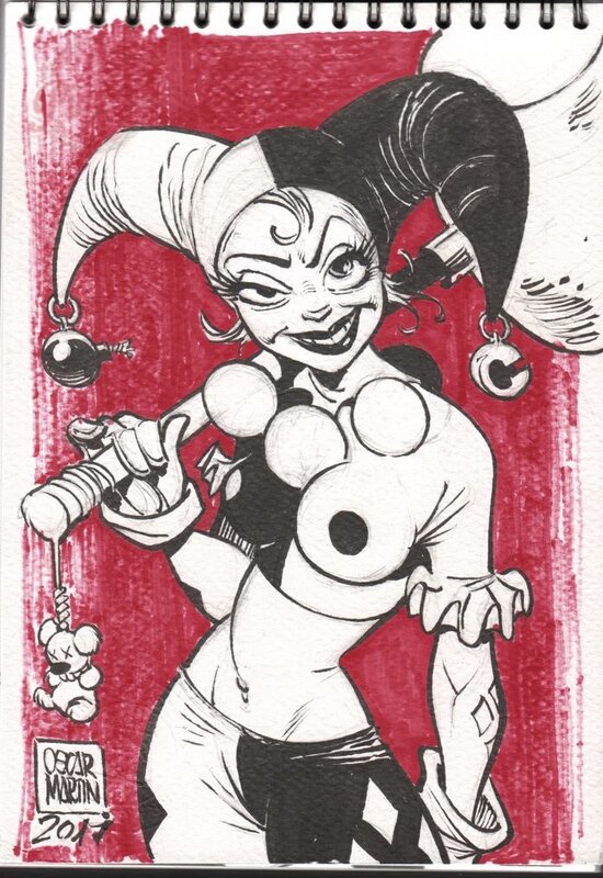 Oscar Martin Harley Quinn - Dédicace