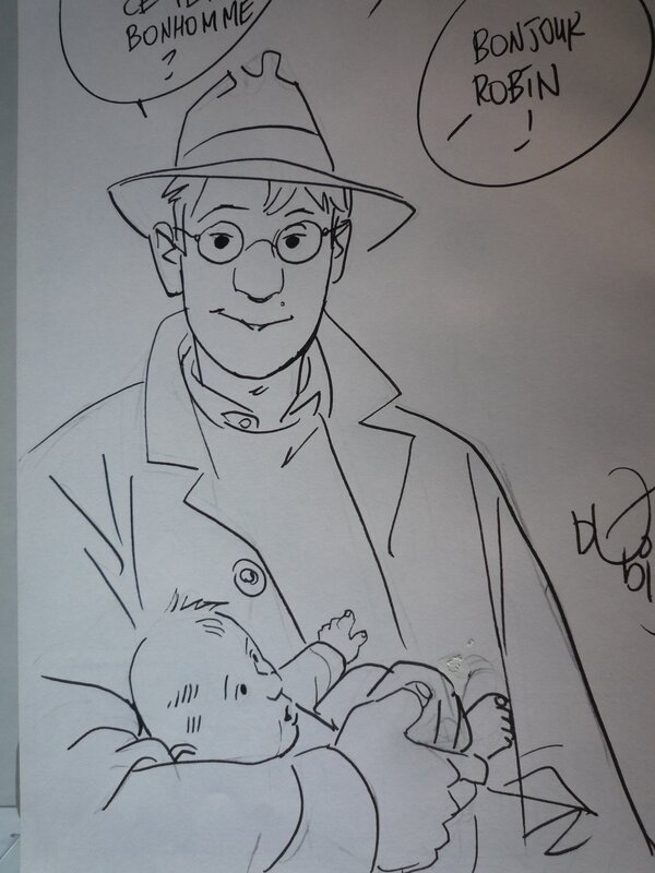 Jerome et le bébé by Alain Dodier - Sketch