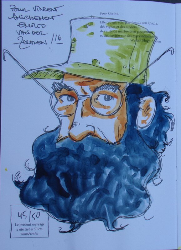 Un voyageur by Emilio Van der Zuiden - Sketch