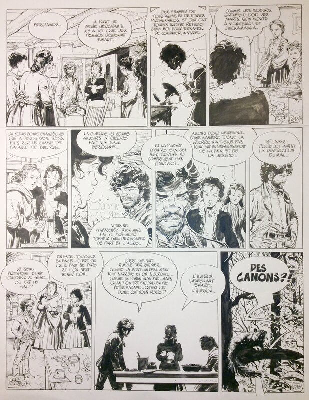 Blueberry par Colin Wilson, Jean Giraud, Jean-Michel Charlier - Planche originale