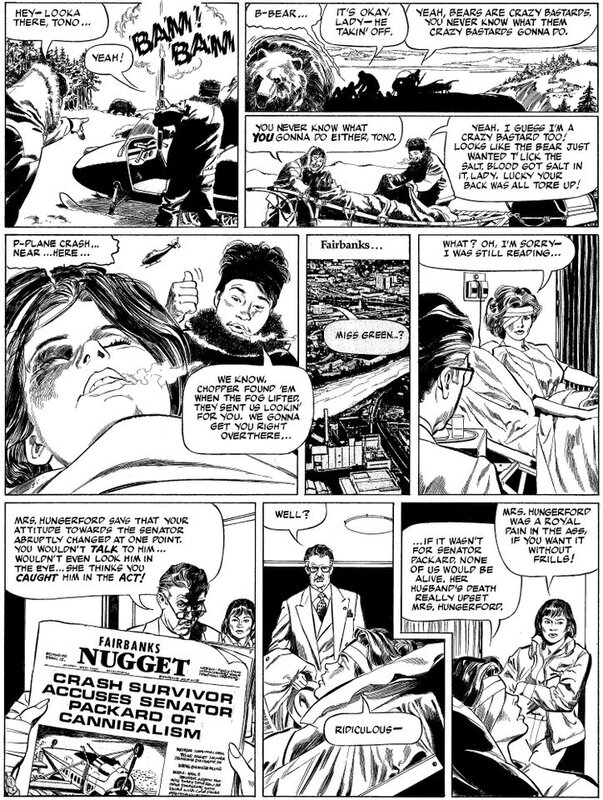 Kelly Green page par Stan Drake, Leonard Starr - Planche originale