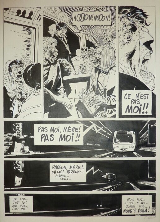 Christian Rossi, Serge Le Tendre, Les errances de Julius Antoine - tome 2 (page 40) - Planche originale