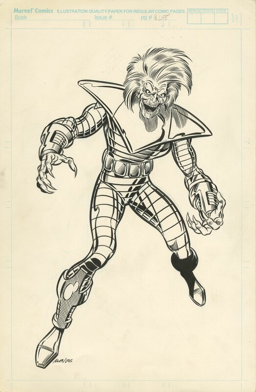 Mark Bagley, Joe Sinnott, Gamer's Handbook of the Marvel Universe #5 : Half-life - Original Illustration