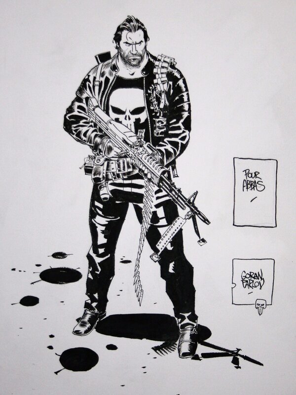 Le Punisher par Goran Parlov - Illustration originale
