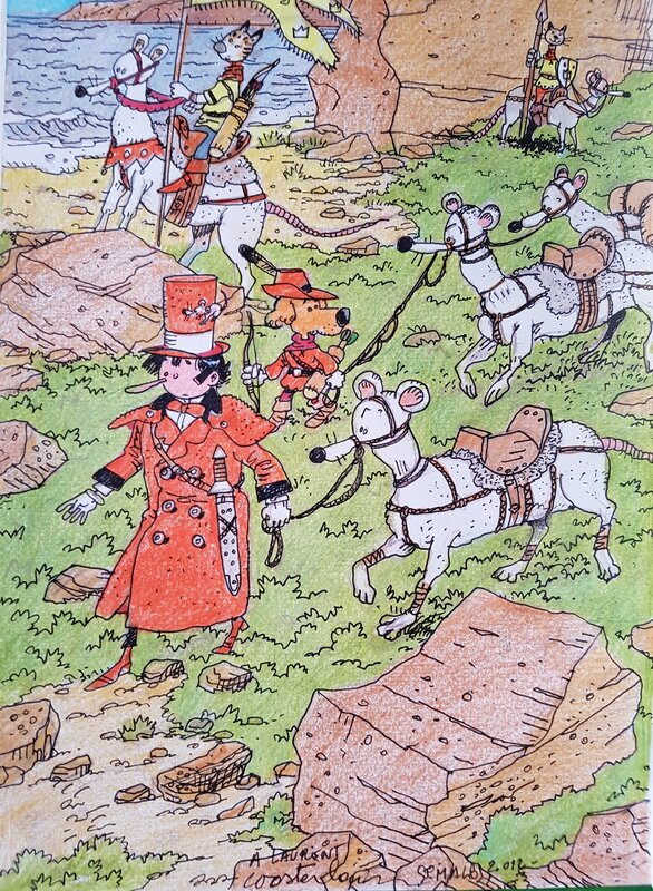 Marc Wasterlain, Docteur Poche et ses compagnons - Illustration originale