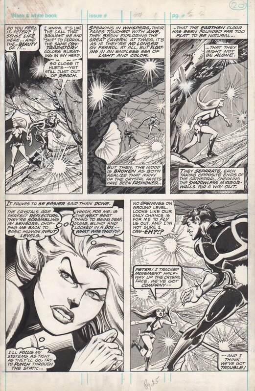 Carmine Infantino, Bob Wiacek, Chris Claremont, Marvel Preview #14, page 25 - Comic Strip