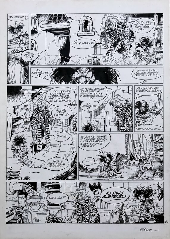 For sale - Crisse, L'épée de Cristal - T.2: Le regard de Wenlock, p 14 - Comic Strip