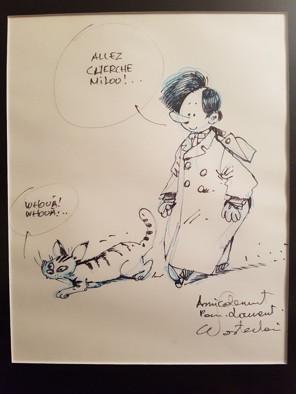 Marc Wasterlain, Docteur Poche et son chat Milou, en route pour de nouvelles aventures - Sketch