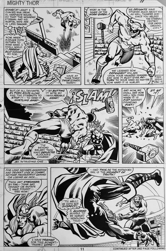 Thor # 290 par Arvell Jones, Chic Stone - Planche originale