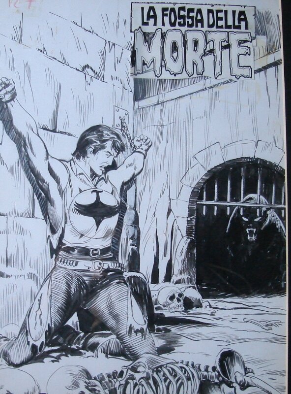 Fergal, Zagor couverture -La fossa della Morte - Original Cover