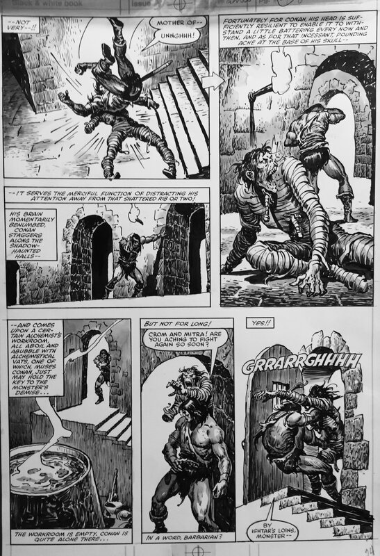 John Buscema, Ernie Chan, Savage Sword of Conan # 79 - Comic Strip