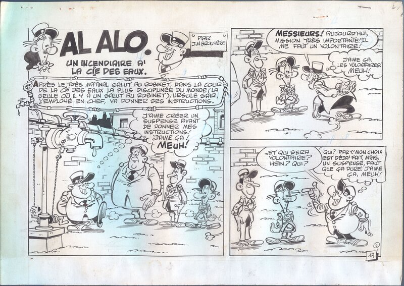 Al Alo by Jean-Marie Brouyère - Comic Strip